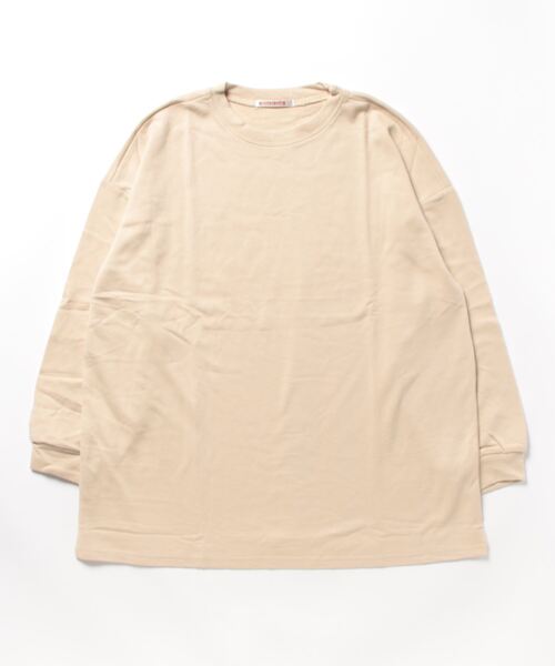 NinaetLina（ニナエリナ）の「チュニックトレーナー（Tシャツ/カットソー・レディース・ブラック/ベージュ/モカ/グレー・L/M）」の10枚目の写真