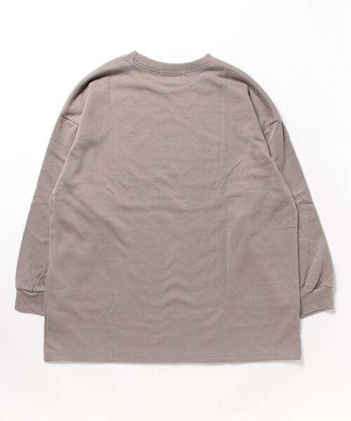 NinaetLina（ニナエリナ）の「チュニックトレーナー（Tシャツ/カットソー・レディース・ブラック/ベージュ/モカ/グレー・L/M）」の11枚目の写真