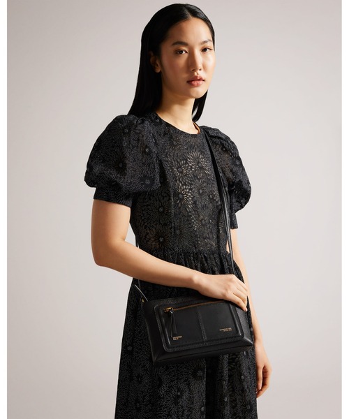 Ted Baker（テッドベーカー）の「NISHU ジップディテール クロスボディバッグ（ショルダーバッグ・レディース・ブラック/ベージュ系その他6・O/S）」の12枚目の写真