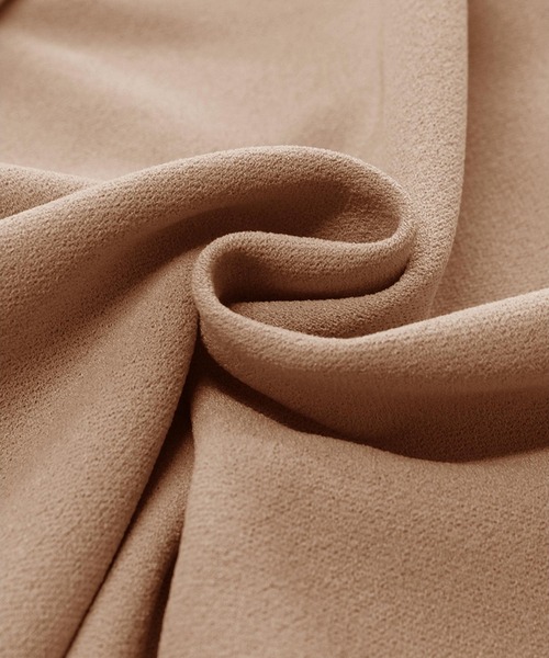 Fizz（フィズ）の「【Fizz/フィズ】　カットジョーゼット　Vネックジャンパースカート（サロペット/オーバーオール・レディース・ブラック/モカ/ネイビー/サンドグレー/グリーン・M/L）」の16枚目の写真