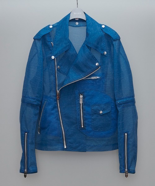 MASU/エム エー エス ユー/SEPARATE SHEER BIKER JACKET