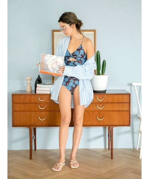 Ungrid（アングリッド）の「アシメフラットサンダル（サンダル・レディース・ブラック/アイボリー・S/M/L）」の5枚目の写真