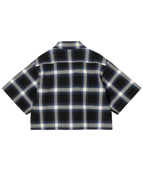 X-girl（エックスガール）の「X-girl × Peels PLAID ZIP UP