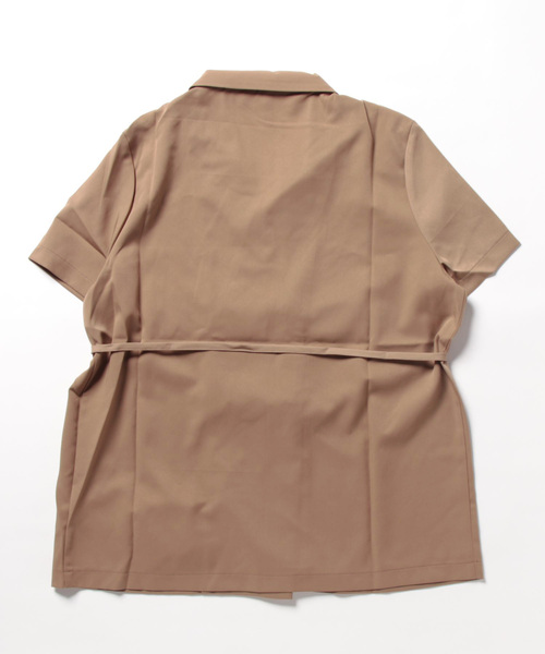 KOBE LETTUCE（コウベレタス）の「ジャケットブラウス（シャツ/ブラウス・レディース・ブラック/ブラウン系/ベージュ/ブルー・FREE）」の8枚目の写真