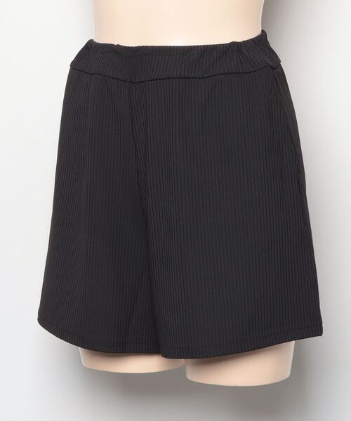 Ungrid(アングリッド)の「【ムラサキスポーツ別注】UNGRID/アングリッド 水陸両用/リブ素材/無地ショートパンツ 623120(水着・レディース・ブラック/ネイビー/ブラウン・M)」の5枚目の写真