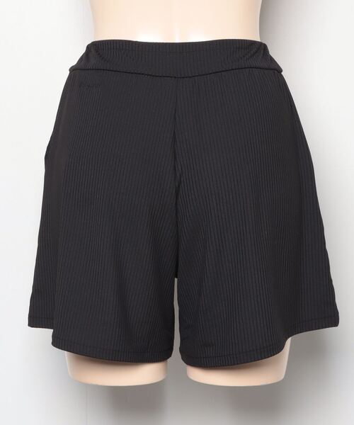 Ungrid(アングリッド)の「【ムラサキスポーツ別注】UNGRID/アングリッド 水陸両用/リブ素材/無地ショートパンツ 623120(水着・レディース・ブラック/ネイビー/ブラウン・M)」の4枚目の写真