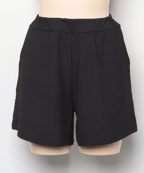 Ungrid(アングリッド)の「【ムラサキスポーツ別注】UNGRID/アングリッド 水陸両用/リブ素材/無地ショートパンツ 623120(水着・レディース・ブラック/ネイビー/ブラウン・M)」の13枚目の写真