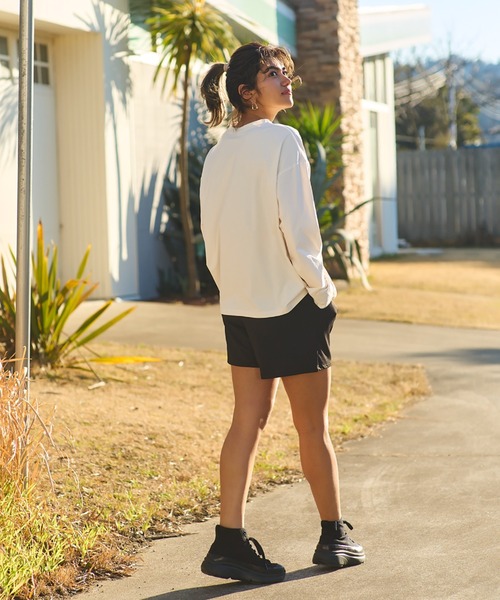 Ungrid(アングリッド)の「【ムラサキスポーツ別注】UNGRID/アングリッド 水陸両用/リブ素材/無地ショートパンツ 623120(水着・レディース・ブラック/ネイビー/ブラウン・M)」の9枚目の写真