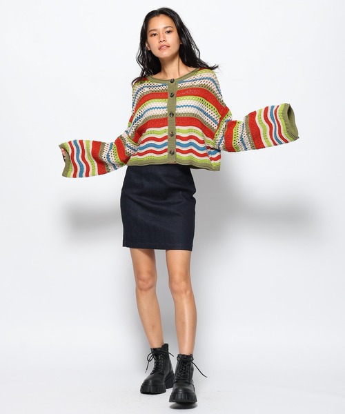 FOREVER 21（フォーエバー トゥエンティーワン）の「【FEMININE】タイトデニムミニスカート（デニムスカート・レディース・ダークブルー/ライトインディゴブルー/ブラック・MEDIUM/SMALL/LARGE）」の20枚目の写真