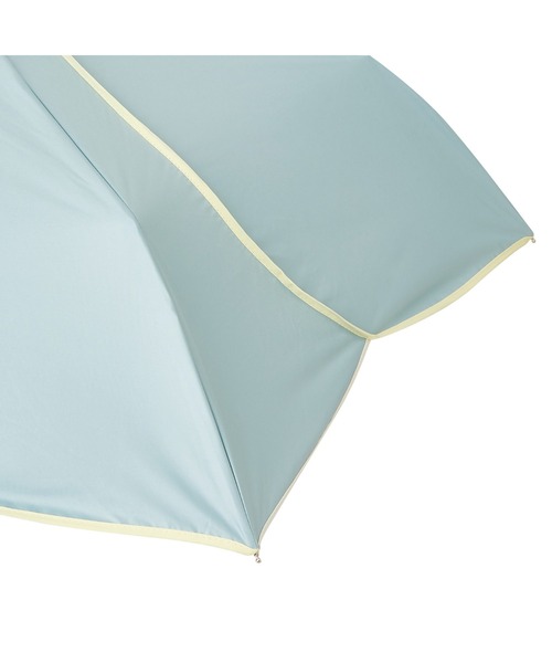 遮光率・UVカット率99％生地使用】バイカラーパイピング 日傘 MINI 47