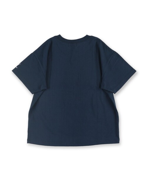 NAUTICA（ノーティカ）の「【NAUTICA/ノーティカ】サテンアップリケロゴ半袖Tシャツ（Tシャツ/カットソー・キッズ・グリーン/杢グレー/オフホワイト/オレンジ/ネイビー・M/L/XL/XS/S）」の9枚目の写真