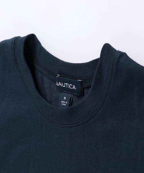 NAUTICA（ノーティカ）の「【NAUTICA/ノーティカ】サテンアップリケロゴ半袖Tシャツ（Tシャツ/カットソー・キッズ・グリーン/杢グレー/オフホワイト/オレンジ/ネイビー・M/L/XL/XS/S）」の18枚目の写真