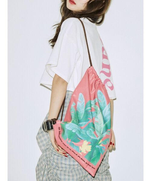 jouetie(ジュエティ)の「me jane ショッパーショルダーBAG【コラボ】(ショルダーバッグ・レディース・オフホワイト/ピンク・FREE)」の2枚目の写真