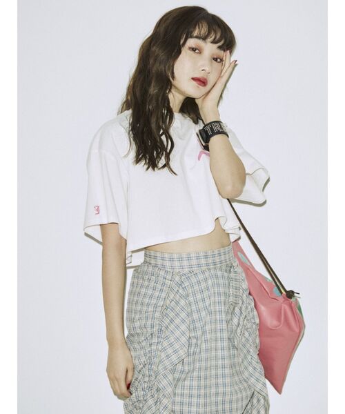 jouetie(ジュエティ)の「me jane ショッパーショルダーBAG【コラボ】(ショルダーバッグ・レディース・オフホワイト/ピンク・FREE)」の11枚目の写真