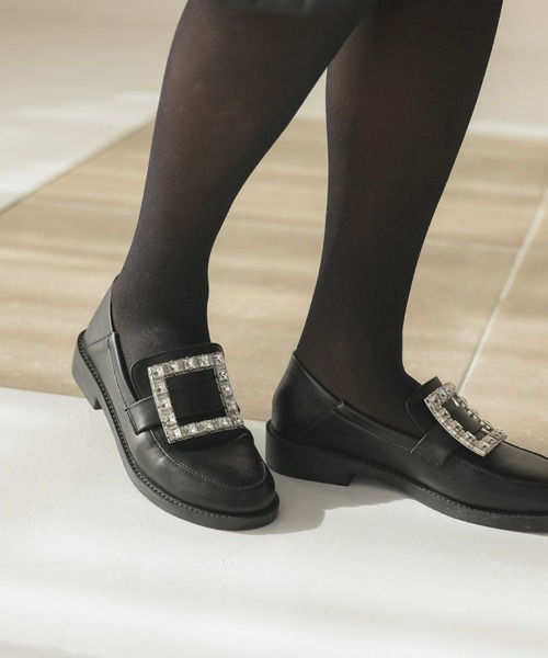 DONOBAN（ドノバン）の「ビジューローファー（ローファー・レディース・ブラック・24.5cm/23.5cm/22.5cm）」の4枚目の写真