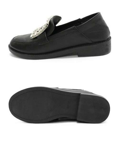 DONOBAN（ドノバン）の「ビジューローファー（ローファー・レディース・ブラック・24.5cm/23.5cm/22.5cm）」の9枚目の写真