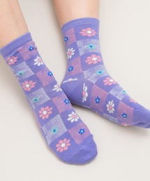 WEGO/レトロフラワークルーソックス