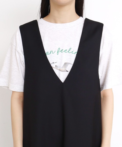 fig London(フィグロンドン)の「chic アンブレラ ジャンバーSK(ジャンパースカート・レディース・ブラック・FREE)」の14枚目の写真