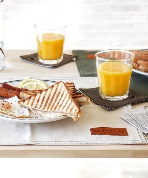 DULTON（ダルトン）の「PLACE MAT/ランチョンマット（ランチョンマット/テーブルウェア・メンズ・ネイビー/ストライプ/ブルー/ナチュラル/カーキ・FREE）」の2枚目の写真