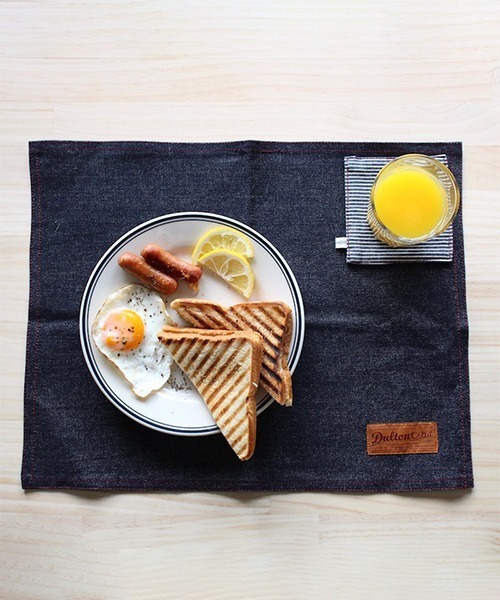 DULTON（ダルトン）の「PLACE MAT/ランチョンマット（ランチョンマット/テーブルウェア・メンズ・ネイビー/ストライプ/ブルー/ナチュラル/カーキ・FREE）」の13枚目の写真