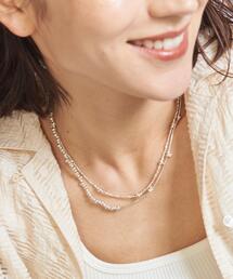JAMIRAY | ＜JAMIRAY＞シルバービーズ ロングネックレス -2WAY-/SILVER 925(ネックレス)
