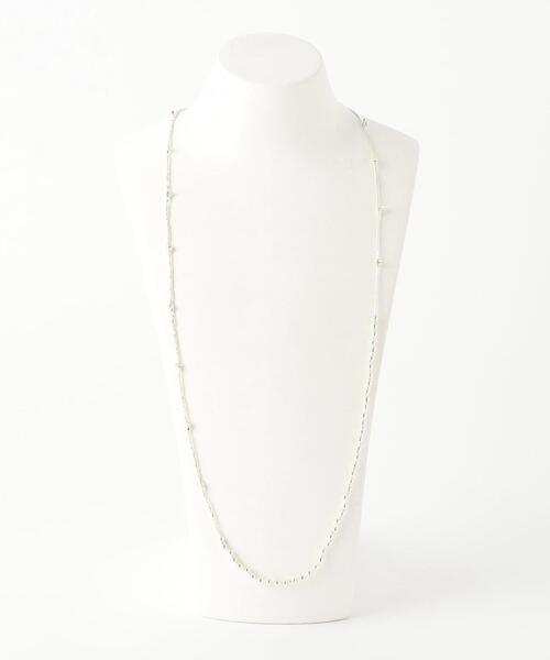 JAMIRAY(ジャミレイ)の「<JAMIRAY>シルバービーズ ロングネックレス -2WAY-/SILVER 925(ネックレス・レディース・シルバー・FREE)」の7枚目の写真