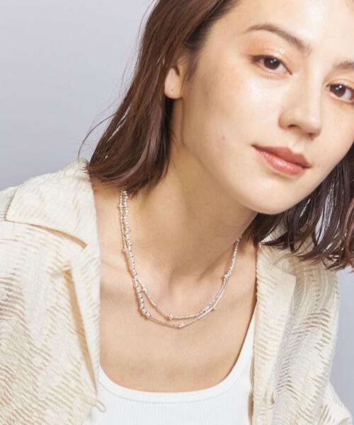 JAMIRAY(ジャミレイ)の「<JAMIRAY>シルバービーズ ロングネックレス -2WAY-/SILVER 925(ネックレス・レディース・シルバー・FREE)」の8枚目の写真
