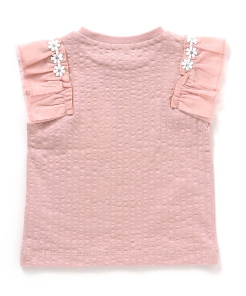 Seraph（セラフ）の「チュールフリルタンクトップ（タンクトップ・キッズ・オフホワイト/ラベンダー/ピンク/ライム・100/95/120/90/80/130/140/110）」の8枚目の写真