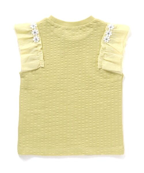 Seraph（セラフ）の「チュールフリルタンクトップ（タンクトップ・キッズ・オフホワイト/ラベンダー/ピンク/ライム・100/95/120/90/80/130/140/110）」の9枚目の写真