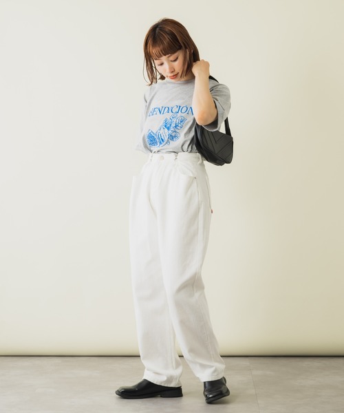 mebole（メボレ）の「フルーツプリントtee（Tシャツ/カットソー・レディース・グレー・FREE）」の11枚目の写真