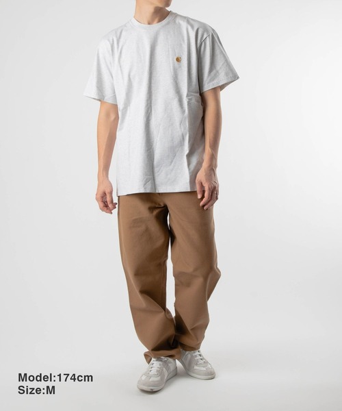 tシャツ CARHARTT WIP S/S CHASE T-SHIRTSカーハート ワークインプログレス ワンポイント Ｔシャツ レディース Carhartt WIP tシャツ CARHARTT S/S CHASE T-SHIRTカーハート