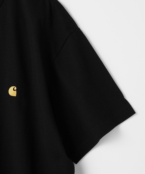 Carhartt WIP(カーハートダブリューアイピー)の「CARHARTT WIP S/S CHASE T-SHIRTカーハート ワークインプログレス ワンポイント Tシャツ(Tシャツ/カットソー・メンズ・ホワイト/ブラック/アッシュ/ダークネイビー・LARGE/X-LARGE/XX-LARGE/SMALL/MEDIUM/X-SMALL)」の9枚目の写真