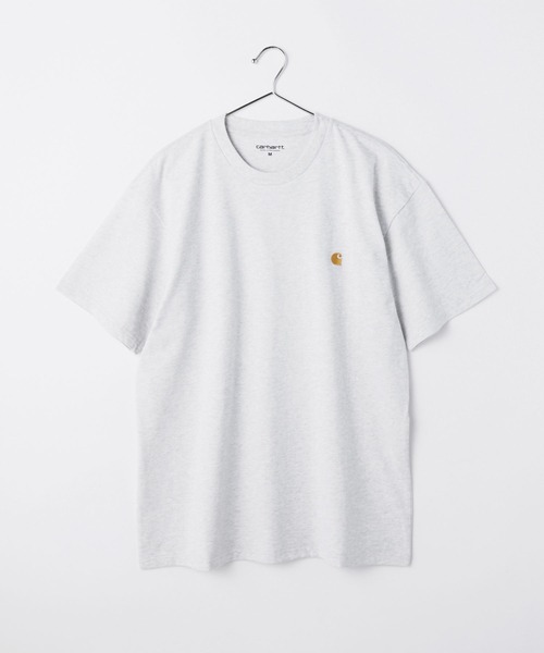 Carhartt WIP(カーハートダブリューアイピー)の「CARHARTT WIP S/S CHASE T-SHIRTカーハート ワークインプログレス ワンポイント Tシャツ(Tシャツ/カットソー・メンズ・ホワイト/ブラック/アッシュ/ダークネイビー・LARGE/X-LARGE/XX-LARGE/SMALL/MEDIUM/X-SMALL)」の12枚目の写真