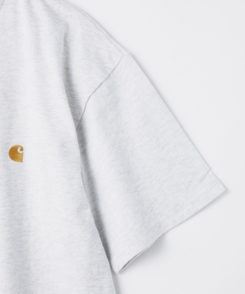 Carhartt WIP(カーハートダブリューアイピー)の「CARHARTT WIP S/S CHASE T-SHIRTカーハート ワークインプログレス ワンポイント Tシャツ(Tシャツ/カットソー・メンズ・ホワイト/ブラック/アッシュ/ダークネイビー・LARGE/X-LARGE/XX-LARGE/SMALL/MEDIUM/X-SMALL)」の14枚目の写真