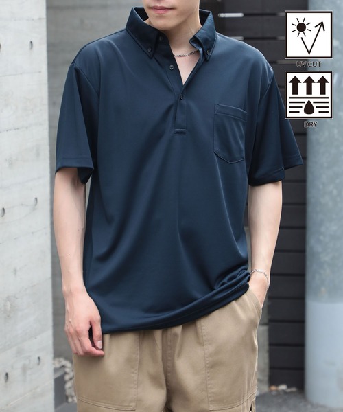 United Athle(ユナイテッドアスレ)の「【United Athle】吸水速乾!UVカット!4.1オンス スペシャルドライアスレチック ポロシャツ polo-shirts ボタンダウン ポケット付 5921(ポロシャツ・メンズ・ブラック/ロイヤルブルー/ホワイト/グレー/レッド/ネイビー/イエロー・XL/L/M/S)」の4枚目の写真