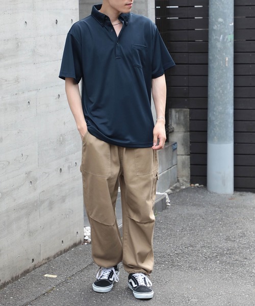 United Athle(ユナイテッドアスレ)の「【United Athle】吸水速乾!UVカット!4.1オンス スペシャルドライアスレチック ポロシャツ polo-shirts ボタンダウン ポケット付 5921(ポロシャツ・メンズ・ブラック/ロイヤルブルー/ホワイト/グレー/レッド/ネイビー/イエロー・XL/L/M/S)」の20枚目の写真