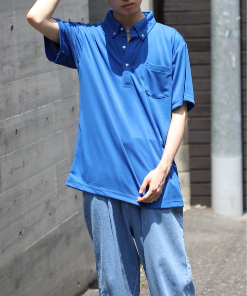 United Athle(ユナイテッドアスレ)の「【United Athle】吸水速乾!UVカット!4.1オンス スペシャルドライアスレチック ポロシャツ polo-shirts ボタンダウン ポケット付 5921(ポロシャツ・メンズ・ブラック/ロイヤルブルー/ホワイト/グレー/レッド/ネイビー/イエロー・XL/L/M/S)」の21枚目の写真