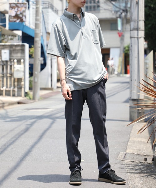 United Athle(ユナイテッドアスレ)の「【United Athle】吸水速乾!UVカット!4.1オンス スペシャルドライアスレチック ポロシャツ polo-shirts ボタンダウン ポケット付 5921(ポロシャツ・メンズ・ブラック/ロイヤルブルー/ホワイト/グレー/レッド/ネイビー/イエロー・XL/L/M/S)」の16枚目の写真