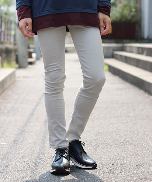 Lui's（ルイス）の「Lui's(ルイス) スリムスキニーパンツ（その他パンツ・メンズ・ブラック/ネイビー/オリーブ/グレー・MEDIUM/SMALL/LARGE）」の3枚目の写真