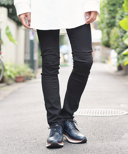 Lui's（ルイス）の「Lui's(ルイス) スリムスキニーパンツ（その他パンツ・メンズ・ブラック/ネイビー/オリーブ/グレー・MEDIUM/SMALL/LARGE）」の2枚目の写真