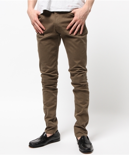 Lui's（ルイス）の「Lui's(ルイス) スリムスキニーパンツ（その他パンツ・メンズ・ブラック/ネイビー/オリーブ/グレー・MEDIUM/SMALL/LARGE）」の4枚目の写真