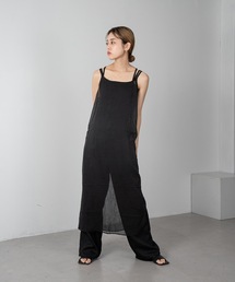 sheer layered long camisole / シアーレイヤードロングキャミソール