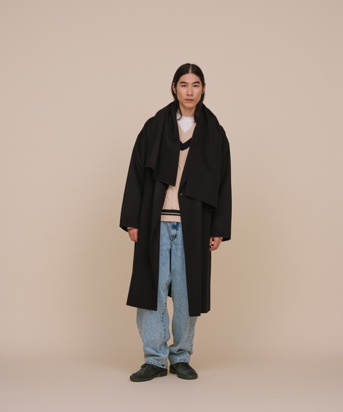 ADAM ET ROPE'(アダムエロペ)の「【コットンUSA】ケミカル ブリーチ ルーズ ワイド デニム / サスティナブル(その他パンツ・メンズ・ブラック系その他3/ブルー系その他3・M/L)」の12枚目の写真