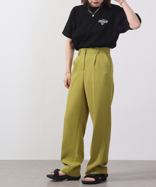 MODISH GAZE(モディシュガゼ)の「MODISH GAZE STRENGTHオーバルロゴTシャツ 半袖(Tシャツ/カットソー・メンズ・オレンジ/ピンク/ホワイト/ブラック・M/L/XL)」の15枚目の写真