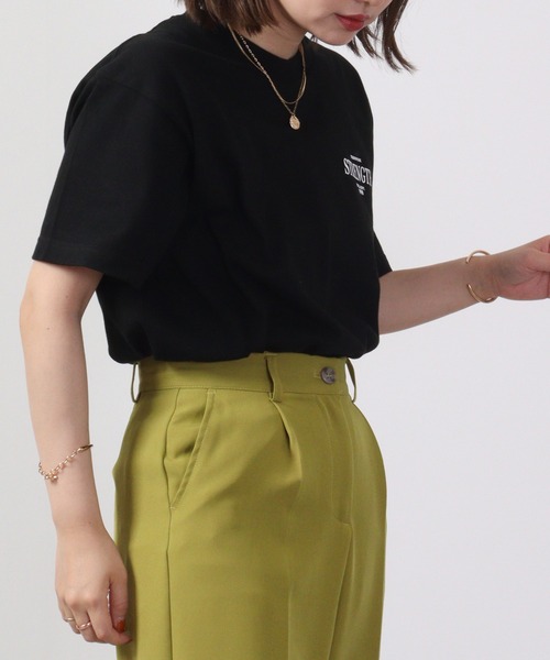 MODISH GAZE(モディシュガゼ)の「MODISH GAZE STRENGTHオーバルロゴTシャツ 半袖(Tシャツ/カットソー・メンズ・オレンジ/ピンク/ホワイト/ブラック・M/L/XL)」の13枚目の写真
