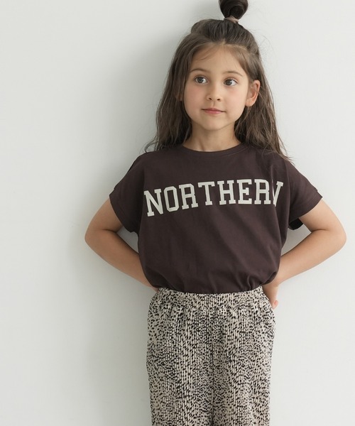 coca(coca)(コカ)の「【WEB限定セール】キッズ 親子お揃いフレンチスリーブアソートTシャツ(Tシャツ/カットソー・キッズ・A/B/C/D/ブラック/ライトピンク/アイボリー/ホワイト・110/120/130/140)」の6枚目の写真