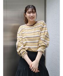 Ungrid | マルチボーダーロングスリーブTee(Tシャツ/カットソー)