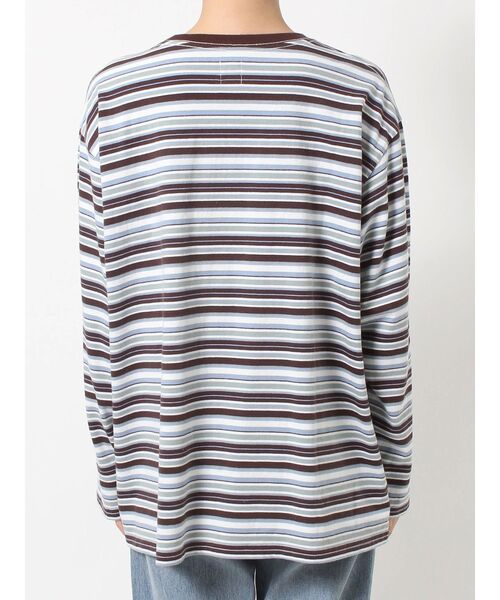 Ungrid（アングリッド）の「マルチボーダーロングスリーブTee（Tシャツ/カットソー・レディース・ブラウン/イエロー・FREE）」の16枚目の写真