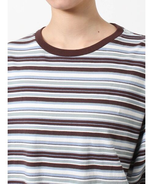 Ungrid（アングリッド）の「マルチボーダーロングスリーブTee（Tシャツ/カットソー・レディース・ブラウン/イエロー・FREE）」の18枚目の写真