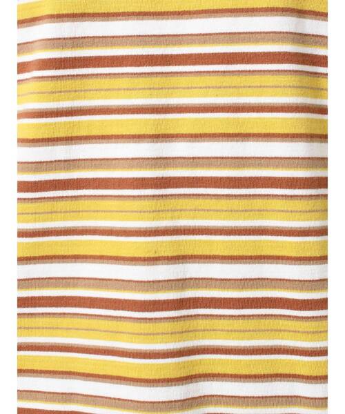 Ungrid（アングリッド）の「マルチボーダーロングスリーブTee（Tシャツ/カットソー・レディース・ブラウン/イエロー・FREE）」の8枚目の写真